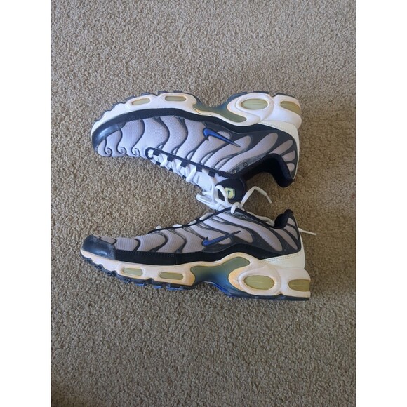 Nike Air Max + White Royal Blue Medium Gray Size 10 Nib Authentication Pending - Picture 5 of 16